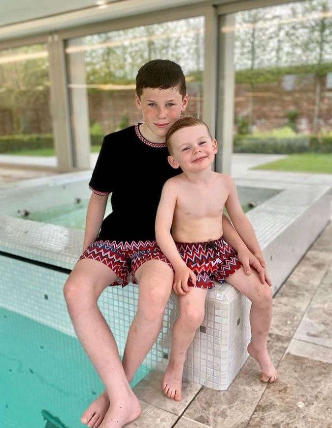 Coleen Rooney rarely shares her home on social media but made an exception for her indoor swimming pool