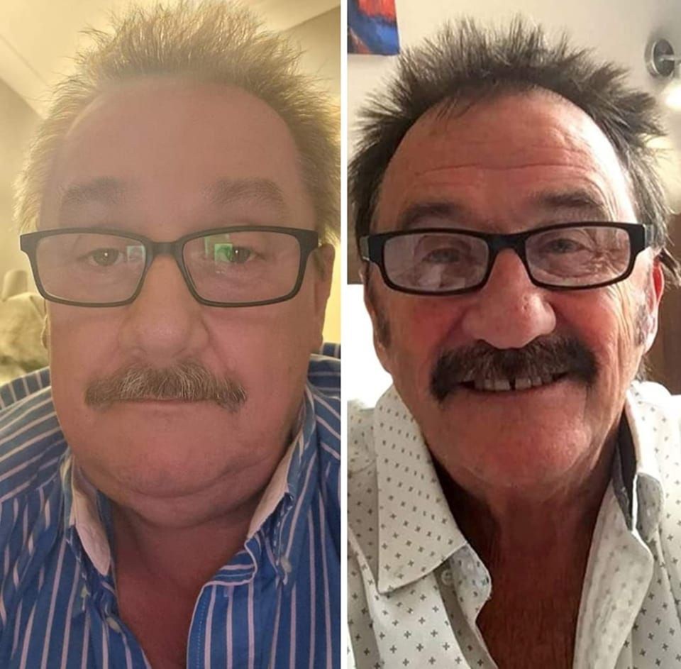 Bus driver John Simpson, left, is the double of Chuckle Brother Paul Elliott