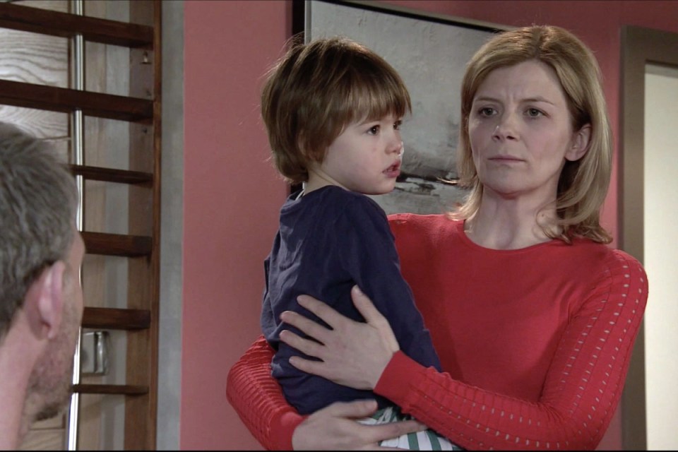 Coronation Street fans have been left horrified after seeing Leanne speak to her dead son