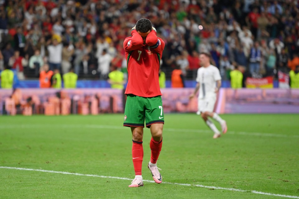 Ronaldo was left devastated