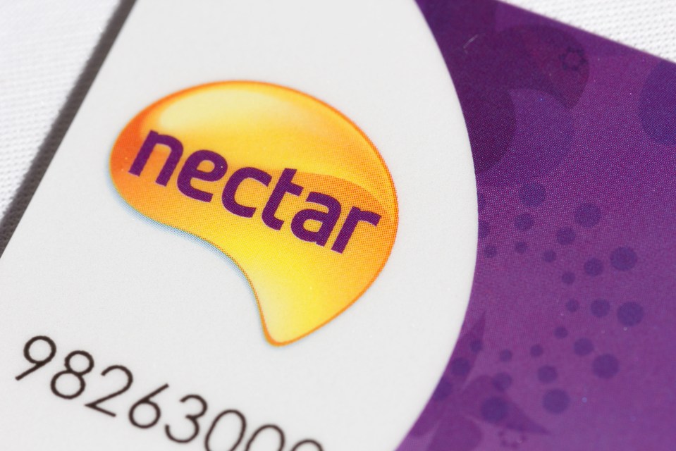 Customers can earn two points for every £1 they spend via Nectar