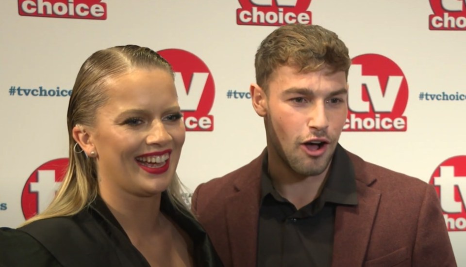 She made the comments at the TV Choice Awards alongside her boyfriend, Andrew Le Page