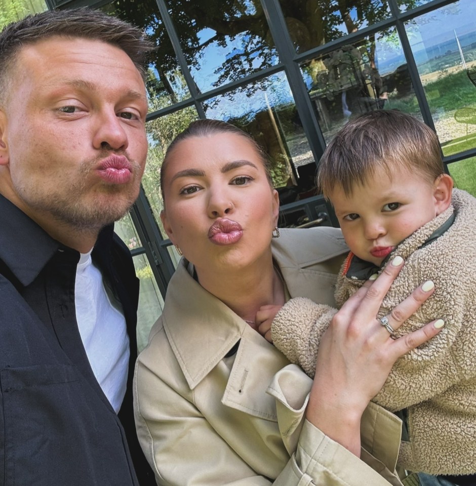 Olivia shares two-year-old son Abel with husband Alex