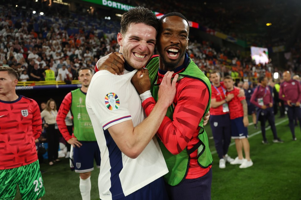 Rice and Toney both starred for England as they reached the final of Euro 2024