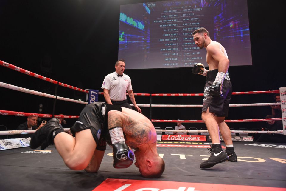 Dan Morley launched his comeback with a perfect liver shot knockout