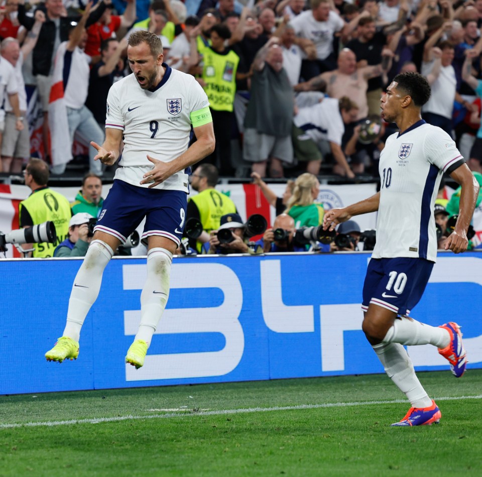 It is Kane’s third goal of the Euros despite a difficult campaign for the England man