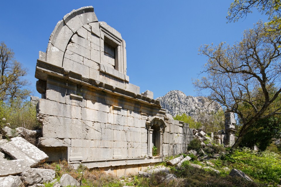 The gymnasium in the ancient city of Termessos