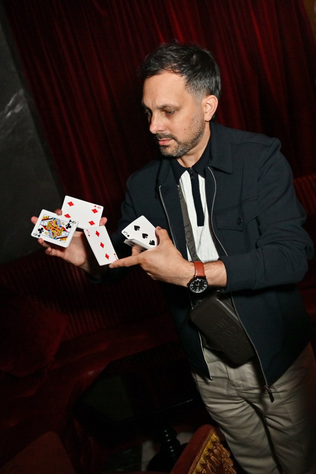 Magician Dynamo also attended the glitzy celebrations