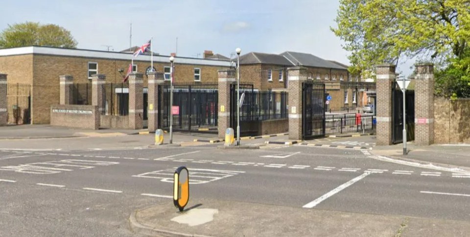 Brompton Barracks, stock image