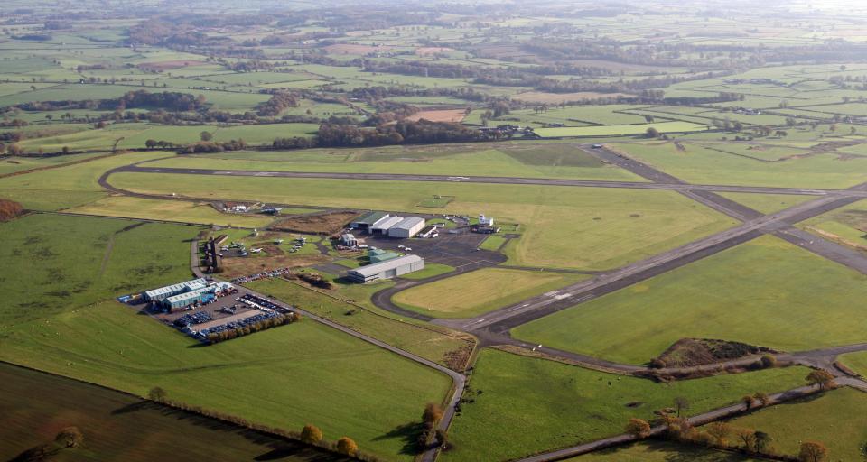 The airport used to host flights to London, Belfast and Dublin