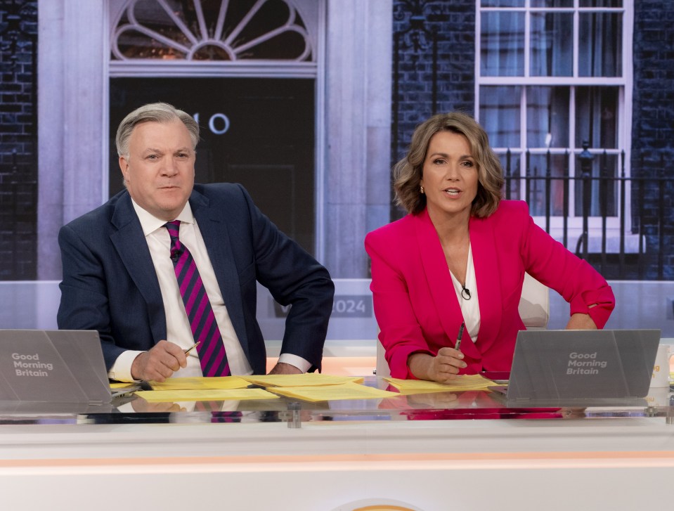 It came after Ed's co-host Susanna Reid bid 'goodbye' to GMB last week