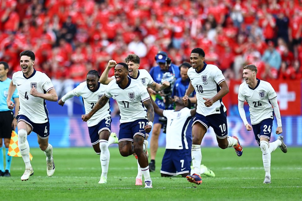 A perfect set of penalties have sent England into the semi-finals of the Euros