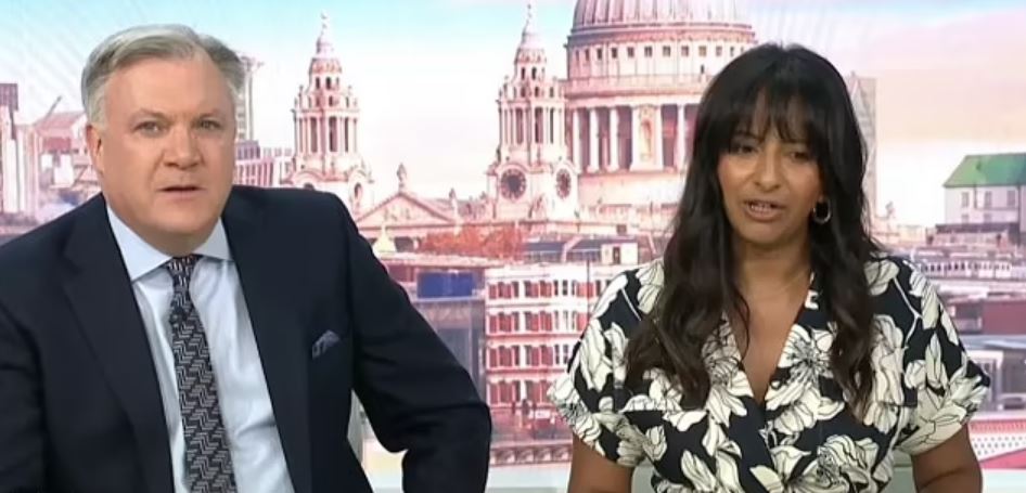 Good Morning Britain anchors Ranvir Singh and Ed Balls fought back tears live on TV after a heartbreaking tribute to the Southport murder victims