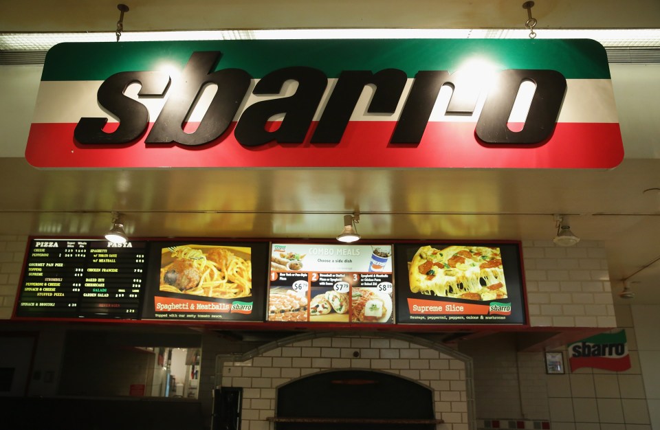 American chain Sbarro has opened a drive-thru in the UK for the first time