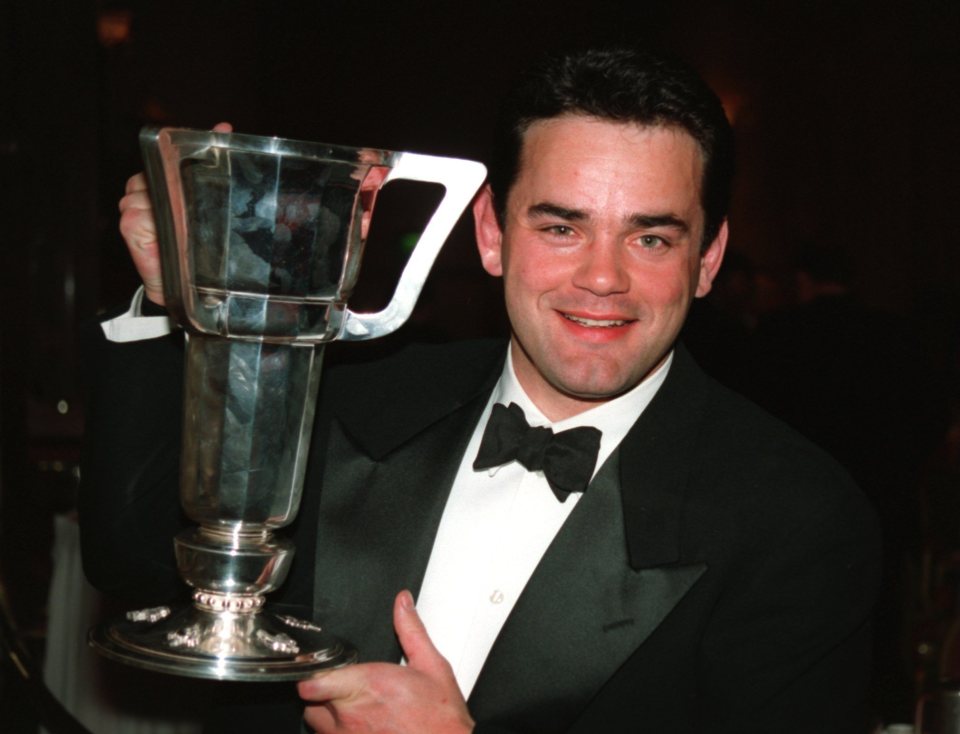 Rowell and captain Will Carling led England to a Grand Slam in 1995