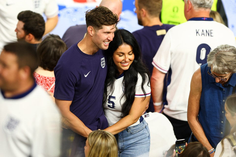 John Stones' wife Olivia Naylor and their kids travelled to Germany