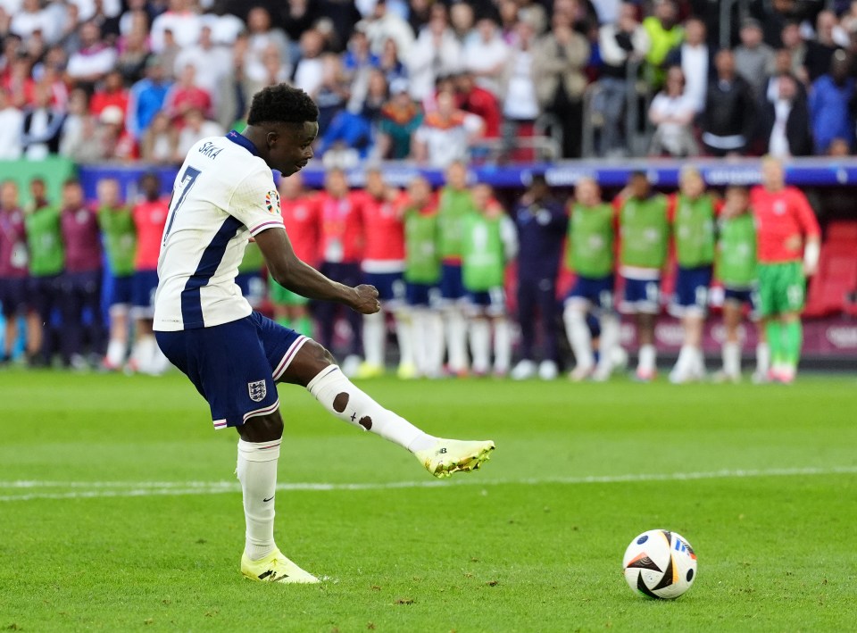 Brave Saka slotted home his penalty to help England reach another semi-final