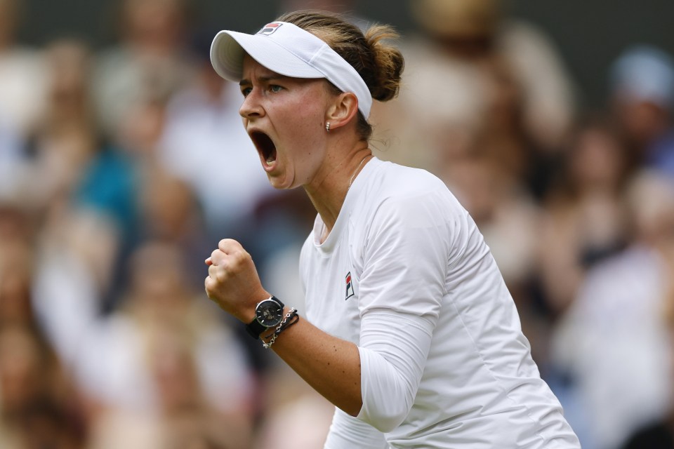 Krejcikova, 28, produced a sensational display to win her first Wimbledon title