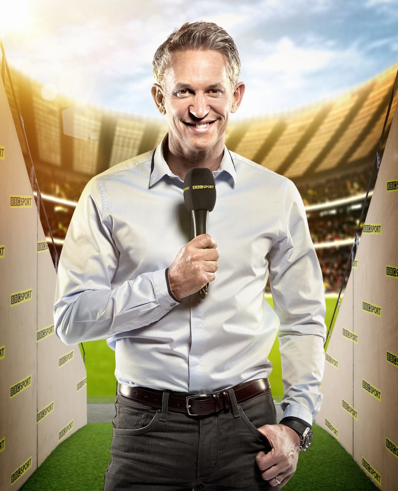 Gary Lineker is the BBC’s lead football anchor