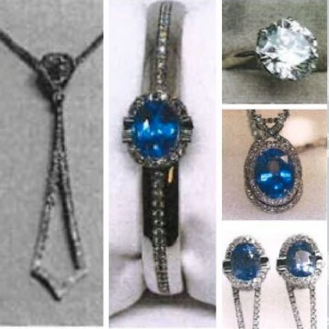 More than 50 items of jewellery were stolen including rings, pendants and watches