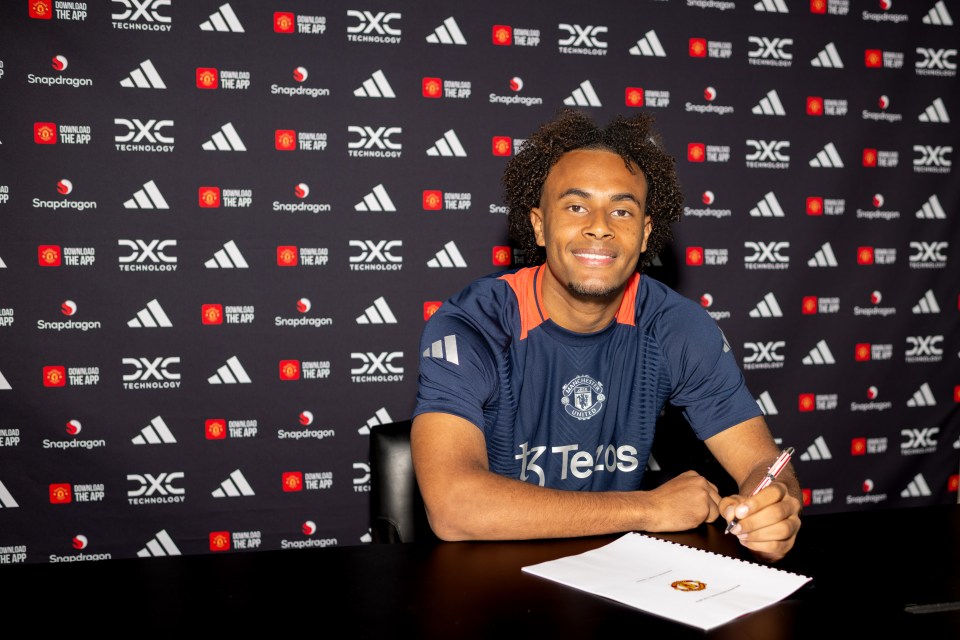 Zirkzee has penned a five-year deal at Man Utd