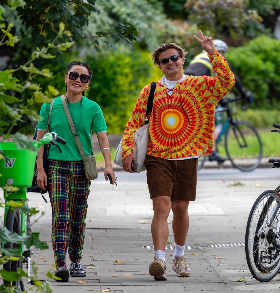 Nancy Xu and Nikita Kuzmin were also all smiles as things kicked off in London