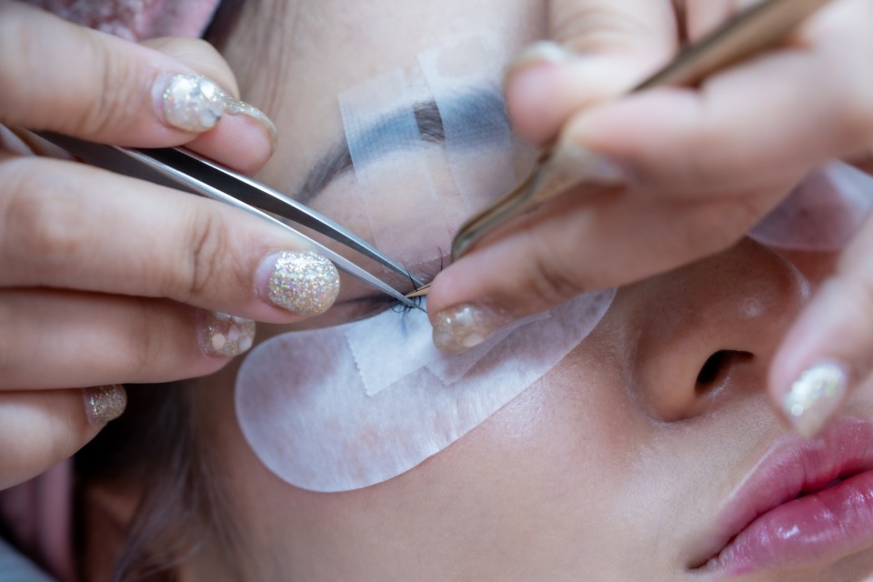 Some professional eyelash glues contain chemicals known to potentially trigger cancer