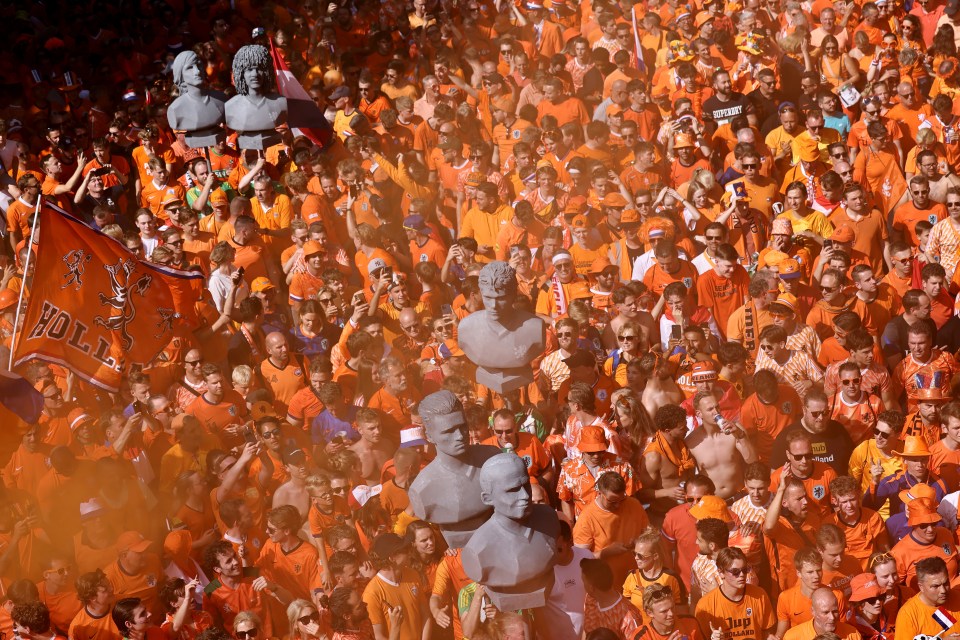 The Dutch fans have taken Germany by storm