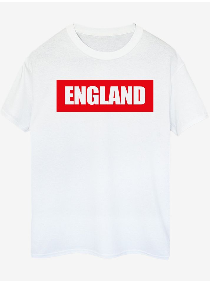 Football England Text Adult White T-Shirt £13, George at Asda