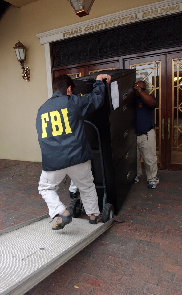 The FBI raided Pearlman's office searching for evidence