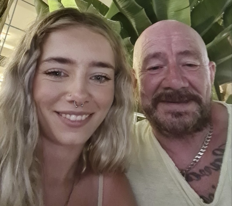 Tazmin, who started vaping aged 13, and her dad Mark Blight