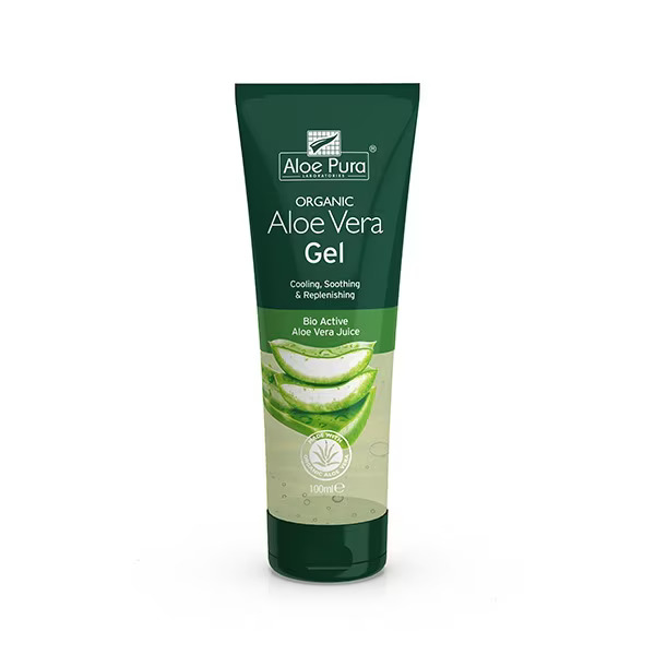 Aloe Pura gel will help with sunburn