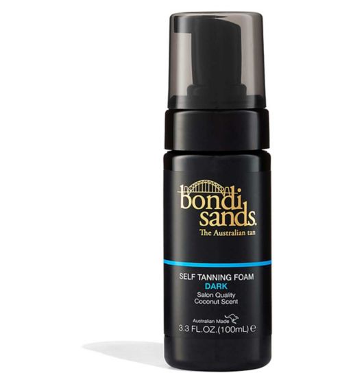 Bondi Sands mini dark foam will help cover tan lines