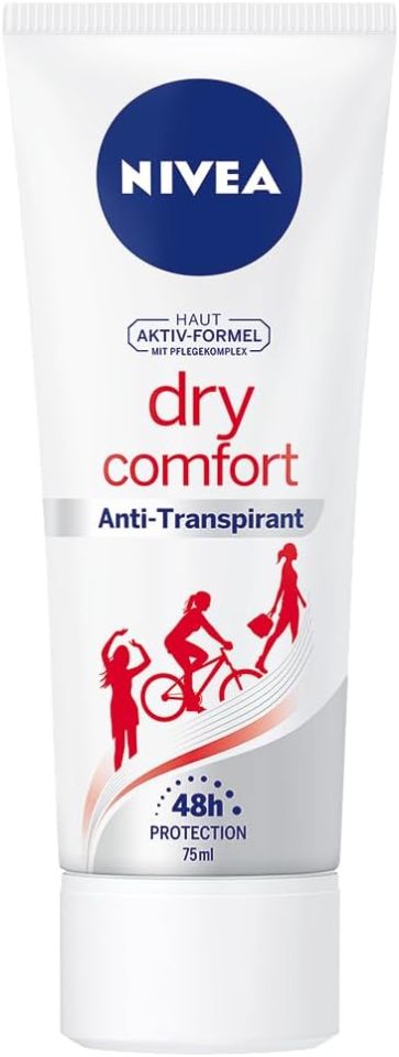 Nivea Dry comfort deodorant cream will help fight against chaffing