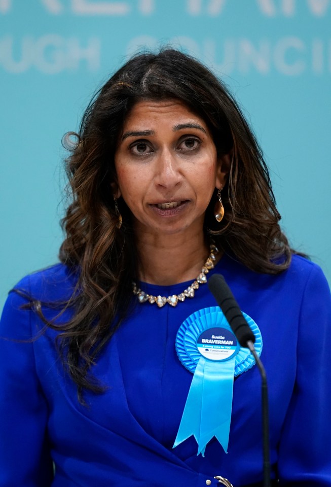 A Tory website poll shows members want Suella Braverman as their leader