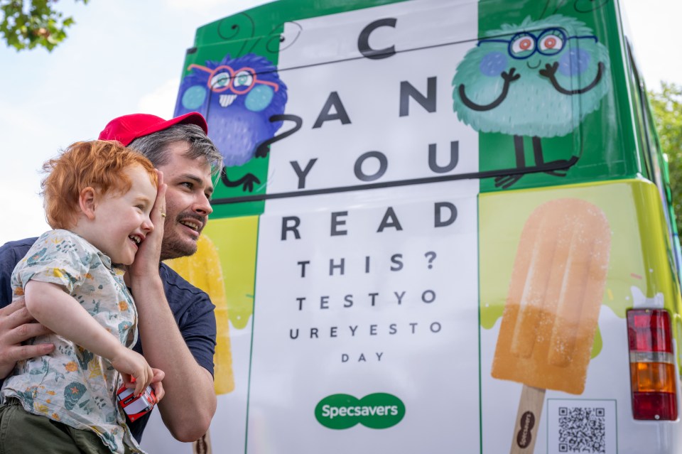 Specsavers helps to put eye tests on parents' radars this summer with its Eye Screen Van equipped with visual screeners and free ice lollies for kids