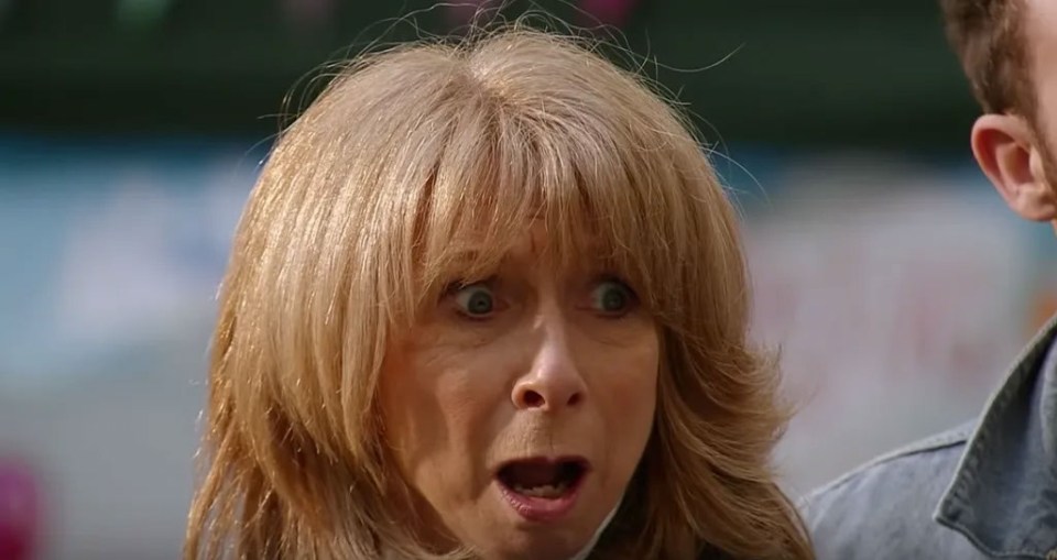 Gail Platt was left horrified when she saw who she had accidentally shot