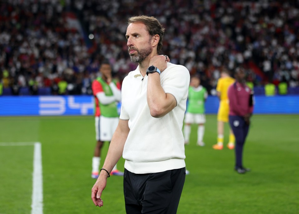 Gareth Southgate after defeat to Spain