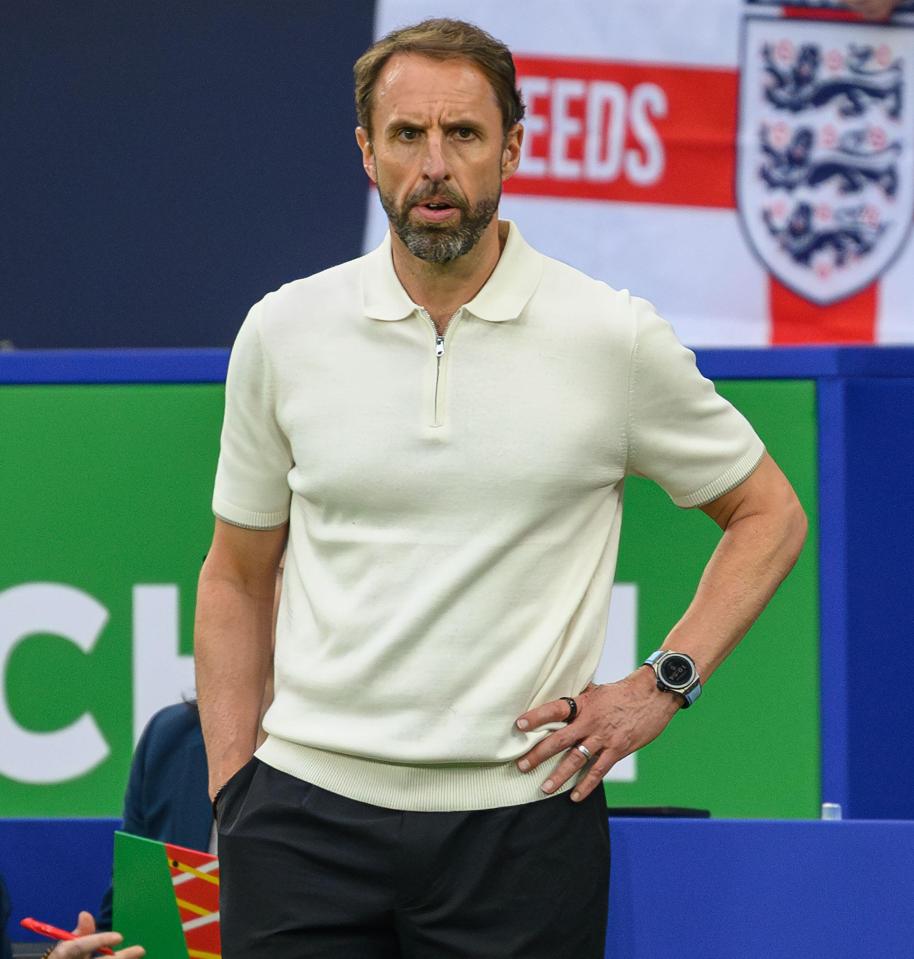 Southgate was heavily criticised throughout England's match against Slovakia