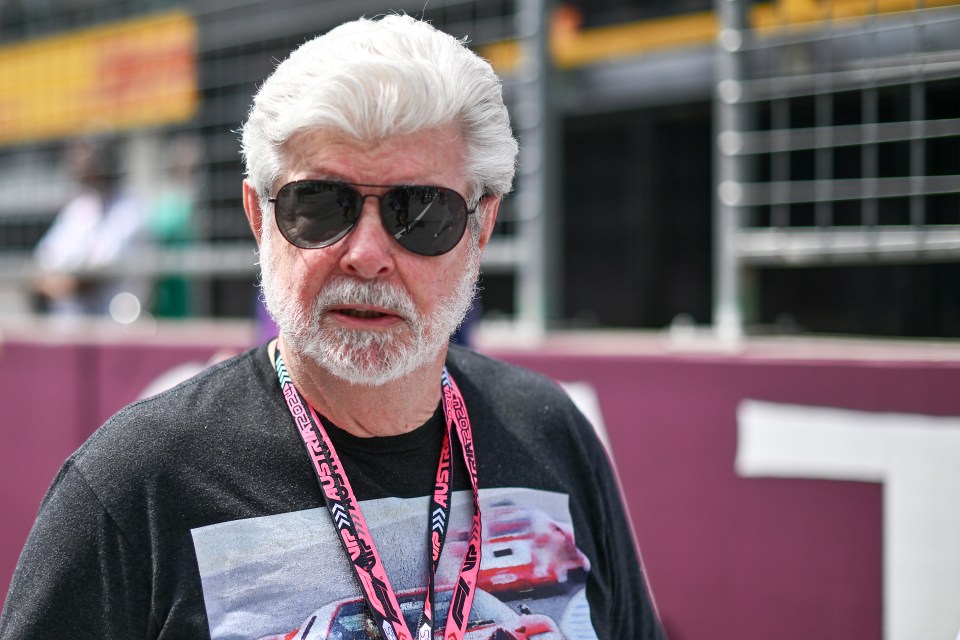 The film icon, pictured here at a Formula 1 Grand Prix, is a well-known petrolhead