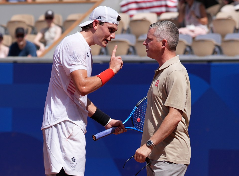 Draper got into a row with tournament chiefs during his defeat to Taylor Fritz