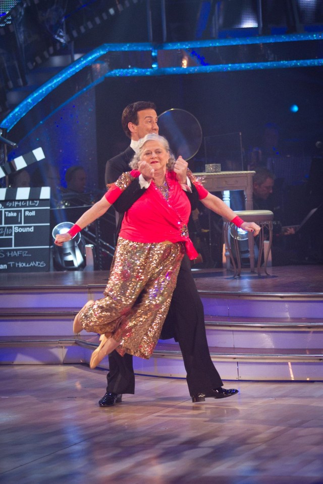 Ann Widdecombe was partnered with Anton Du Beke on Strictly in 2010