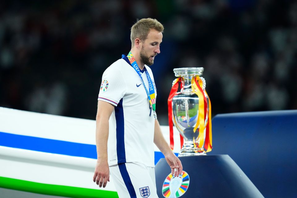 Harry Kane has been left devastated by the Three Lions second successive Euros final defeat