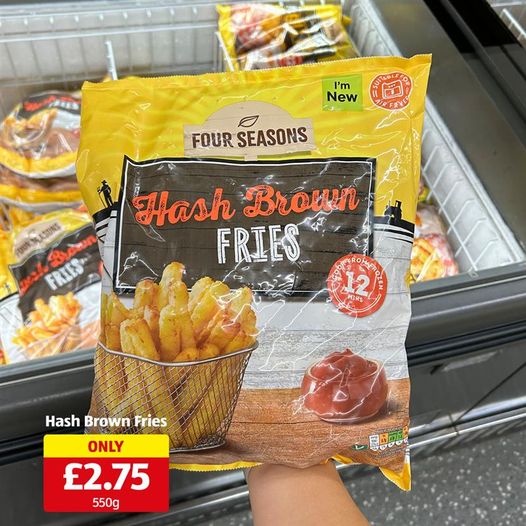 Aldi has launched Hash Brown fries for £2.75 a bag