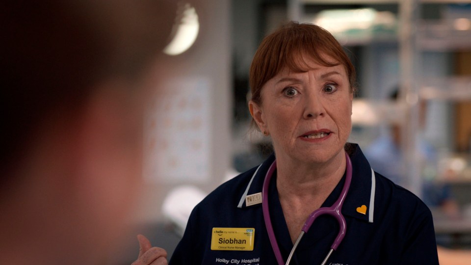 Melanie Hill currently plays Siobhan McKenzie in BBC drama Casualty