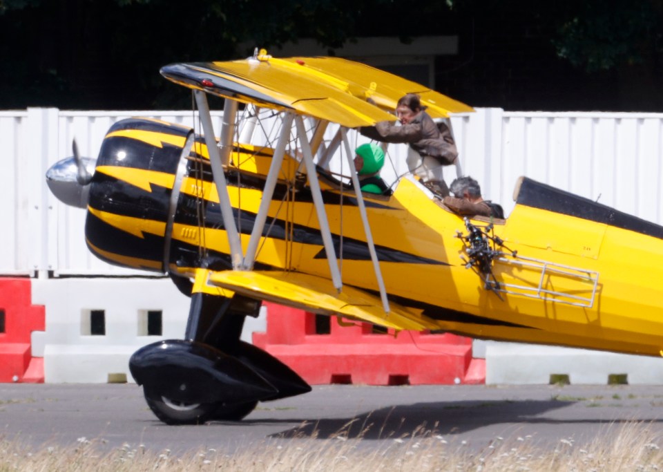 The team get ready to hit the skies