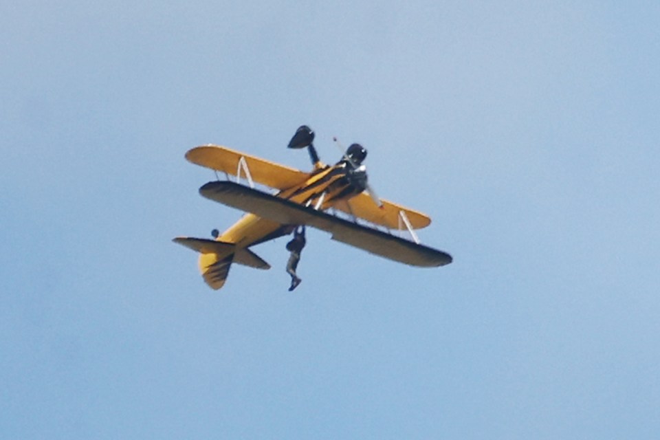 Tom Cruise hangs off the side of a plane as he films his latest daredevil stunt for the Mission Impossible franchise