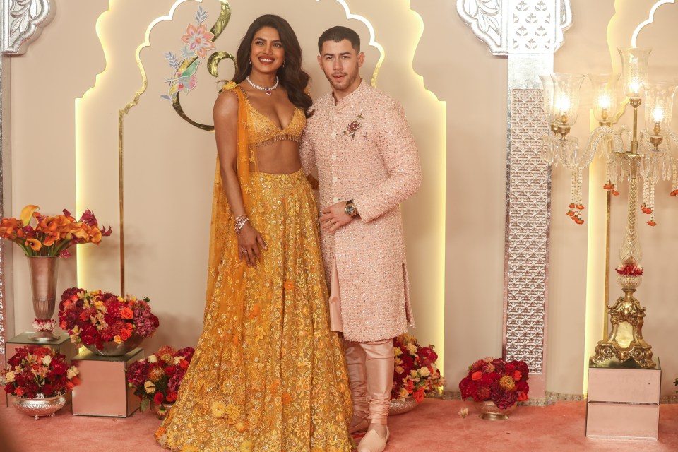 Priyanka Chopra and her husband US singer Nick Jonas