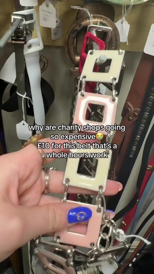 TikTok user Hope slammed expensive prices for second hand items