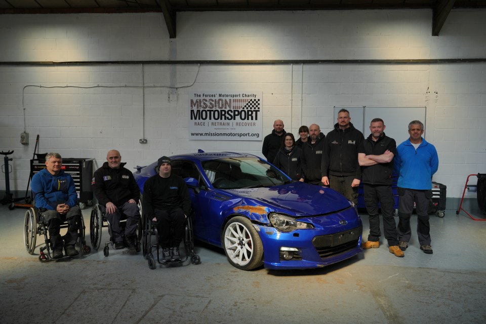 The car was modified for use on hand controls by forces charity Mission Motorsport